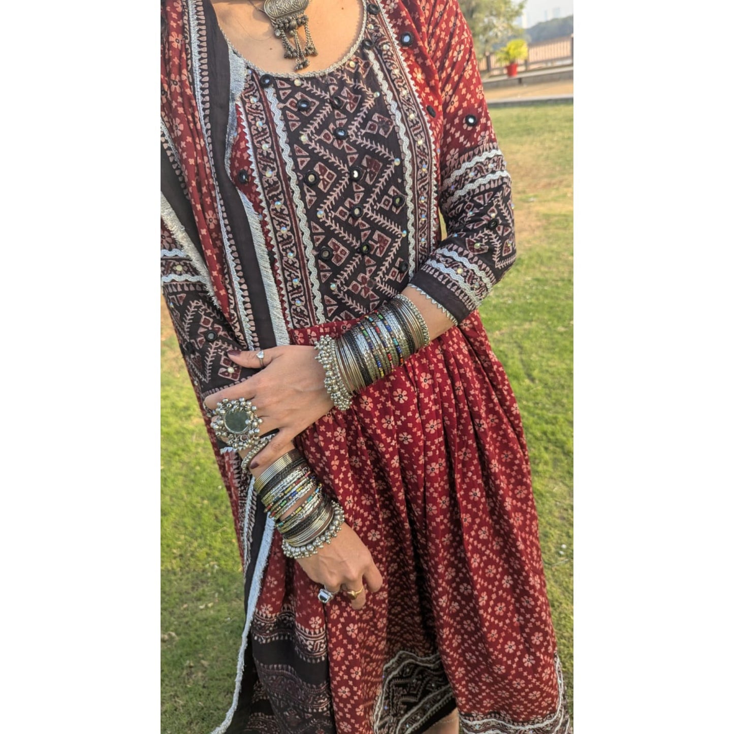 Sassi | سسی - Block Printed Lilan Frock