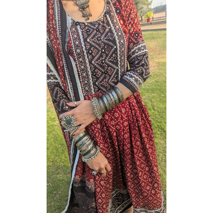 Sassi | سسی - Block Printed Lilan Frock