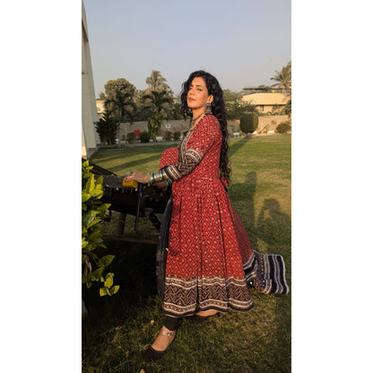 Sassi | سسی - Block Printed Lilan Frock